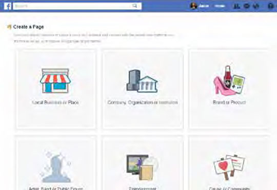facebook link to create a business page